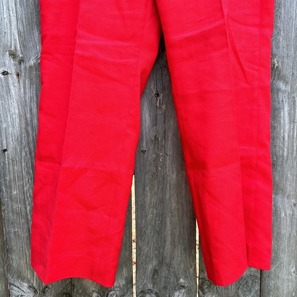 J.Crew Slim-Fit Flare Pant in Stretch Blend Linen - Picture 10 of 13